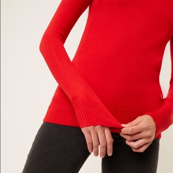 French Connection Red Crewneck Sweater - Picture 4 of 5